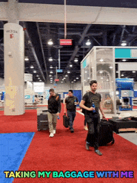 CompanyCam bye goodbye bye bye strut GIF