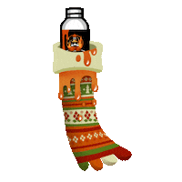 Hot Sauce Christmas Sticker by Siipiweikot