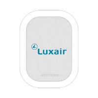 Airplane Flying Sticker by Luxair