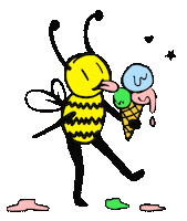 Stay Cool Eating Sticker