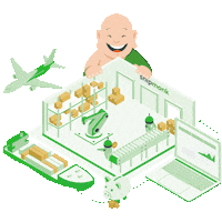 Supply Chain Delivery Sticker by ShipMonk