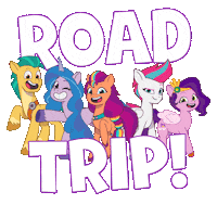 Traveling Road Trip Sticker by My Little Pony