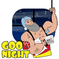 good night Sticker by MSTNutrition
