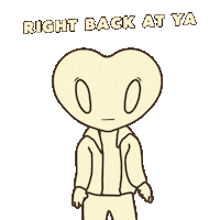 Right Back At Ya Heart Sticker by LT3 Creations
