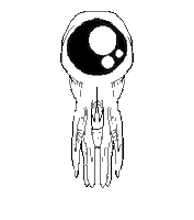 piratesheep kawaii pixel art fantasy demon Sticker