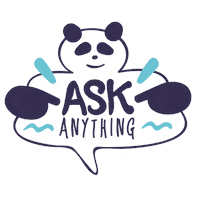 Panda Question Sticker by EOSNET
