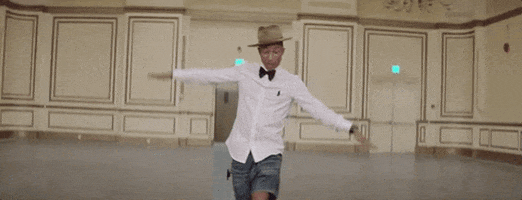 happy pharrell williams GIF by NOW That's Music