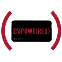 Activism Charger Sticker by (RED)