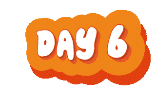 Day 6 Running Sticker