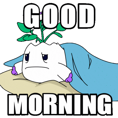 Tired Good Morning Sticker by Magic Eden