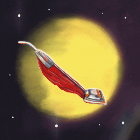 KyleeConriquez illustration halloween stars spooky GIF