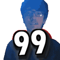 Ninety Nine Number Sticker