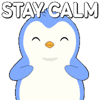 Breathe Deep Breath Sticker by Pudgy Penguins