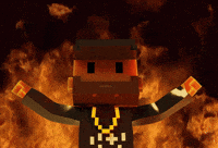 Meebits fire crypto nft burn GIF