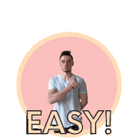 Easy Sticker by Flying Ballerina