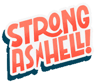 Strong Woman Illustration Sticker by renavisual
