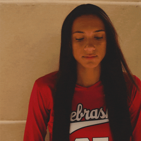 Nebraska Volleyball GIF by Huskers