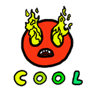 Fire Omg Sticker