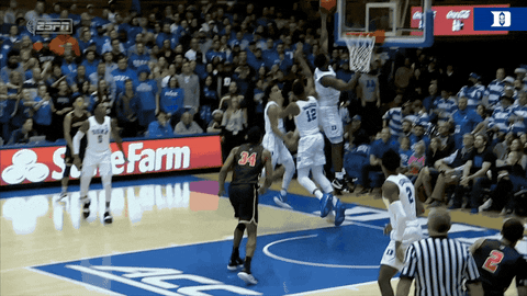 college basketball defense GIF by Duke Men's Basketball