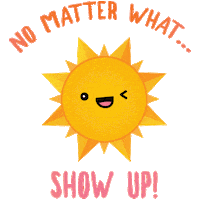 bysarito no matter what show up Sticker