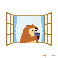 Patiently Waiting Sticker by WorkBeaver