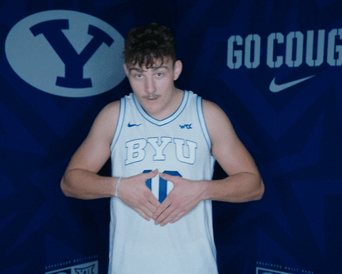 Byu Basketball Sport GIF by BYU Cougars