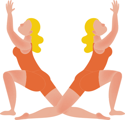 Yoga Wellness Sticker by Herbana
