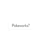 pokeworksco sushi poke seafood poke bowl Sticker