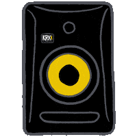 KRKMusic sound on krk drop the beat make music Sticker