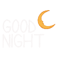 Sleepy Good Night Sticker