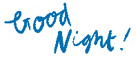 Tired Good Night Sticker