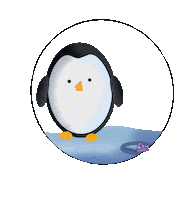 adityasl03 penguin aesthetic adorable fish Sticker