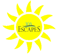 30aescapes sun sunshine 30a 30a escapes Sticker