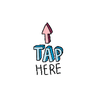arrow tap Sticker by tuttelemelediannie