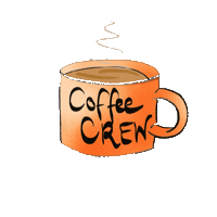 therawberry coffee drink good morning drinks Sticker