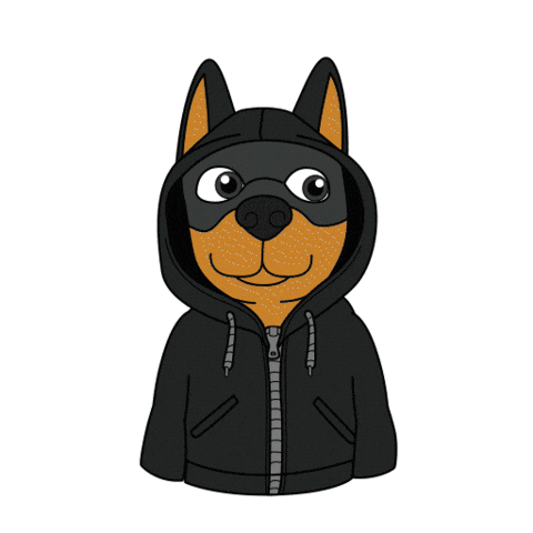 Something New Dog Meme Sticker by Dobernut