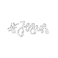 Jesus Typography Sticker by ICF München