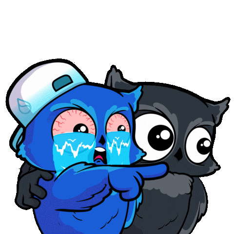 Pointing Crying Sticker by BigBrains