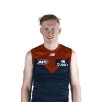 swipe up melbourne football club Sticker by Melbournefc