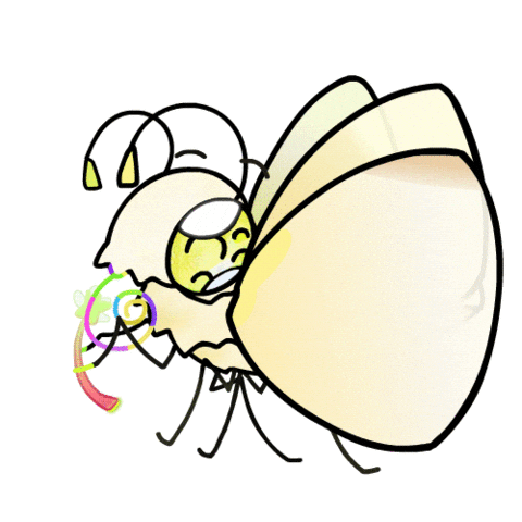 Happy On My Way Sticker by miyrumiyru