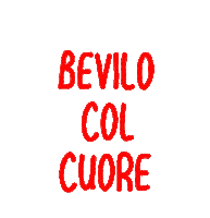 Bevilo Col Cuore Sticker by GrapeHeart Gin
