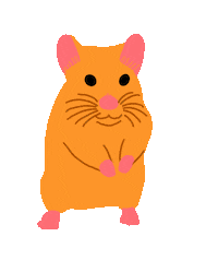 HalliErinB dancing sweet hamster bop Sticker