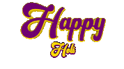 Happy Holi Sticker by OpticalArtInc.