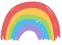 rovinya rainbow colours rovinyasdesigns colourblock Sticker
