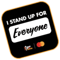 Placard Standuptocancer Sticker by Mastercard