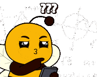Question Mark What Sticker by Plan Bee Studios