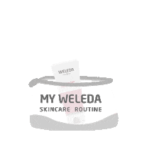 weleda_usa skincare skin care routine ritual Sticker