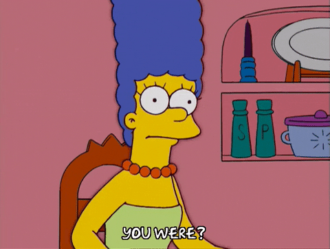 happy marge simpson GIF