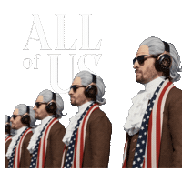 Founding Fathers Group Sticker