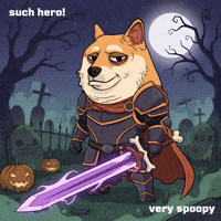 Halloween Sword GIF by Doge Pound